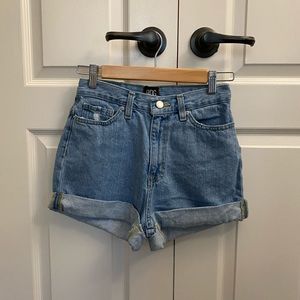 BDG Mom High Rise Denim Shorts